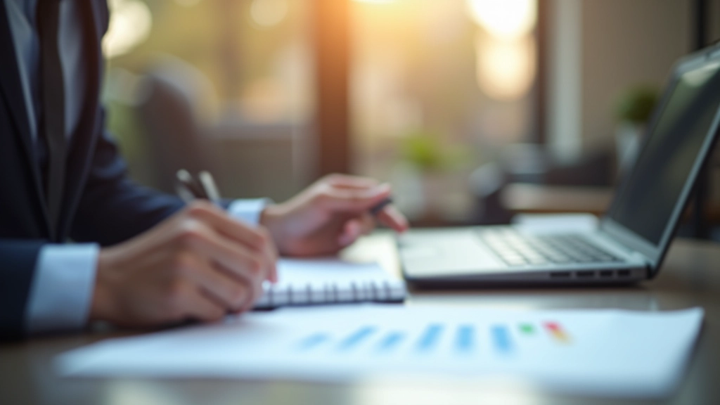 Persönlicher Finanzplaner mit Notizen und Grafiken zur Steueroptimierung